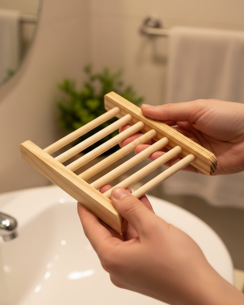 Bamboo Wooden Soap Tray